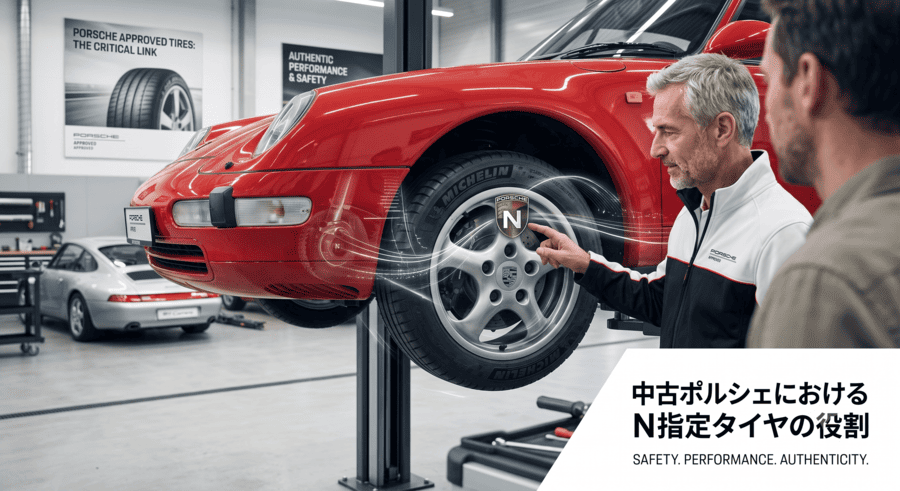 中古ポルシェにおけるN指定タイヤの役割